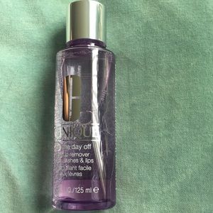 Clinique Make up remover.